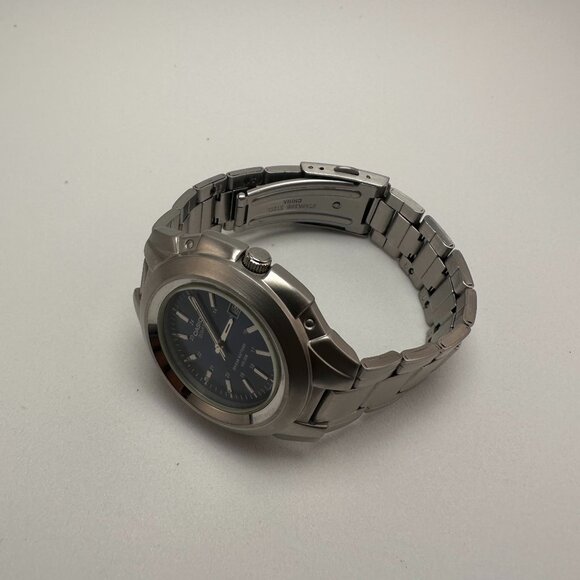 Casio Quartz Blue Dial Men’s Watch – 10-Year Battery – WR50M Stainless Steel - Picture 1 of 5